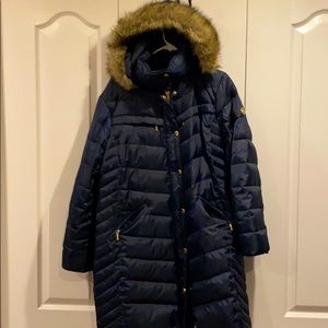 Michael kors long puffer jacket